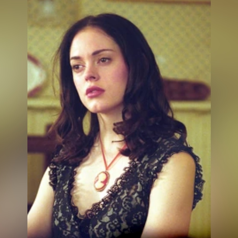 ASO Charmed Paige Matthews black lace corset top